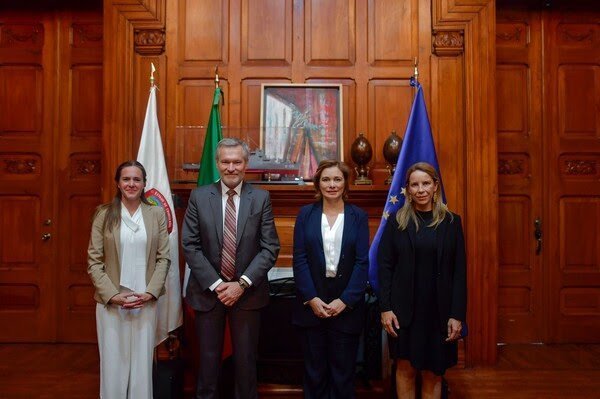 Impulsa Maru Campos competitividad económica chihuahuense a nivel internacional; proyecta cooperación con embajada de la Unión Europea