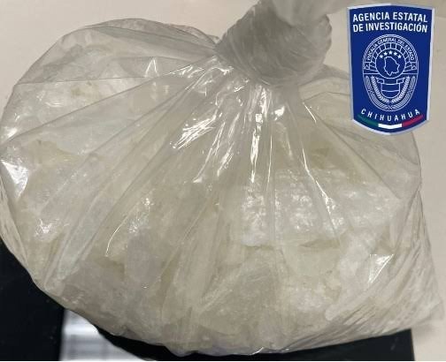 Bolsa con metanfetaminas. Imagen referencial, tomada de la Agencia Estatal de Investigación