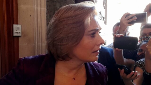 La gobernadora Maru Campos Galván