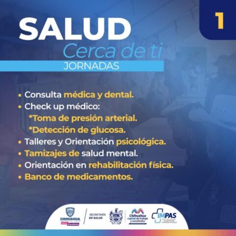 Noticias Chihuahua PAUSA.MX Realizará Gobierno Municipal jornada de “Salud Cerca de ti” en colonia Rinconada Sierra Azul Noticias Chihuahua Pausa.MX Realizará Gobierno Municipal jornada de “Salud Cerca de ti” en colonia Rinconada Sierra Azul