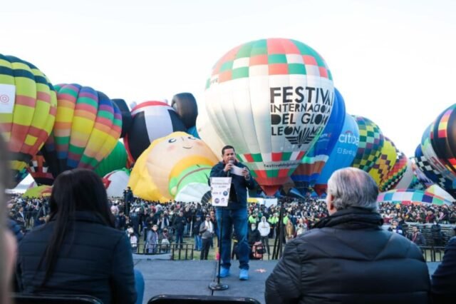 Inaugura Gobernador el Festival Internacional del Globo 2022.
