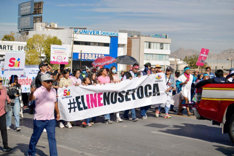Noticias Chihuahua PAUSA.MX Asiste gobernadora Maru Campos a marcha en favor del INE Noticias Chihuahua Pausa.MX Asiste gobernadora Maru Campos a marcha en favor del INE
