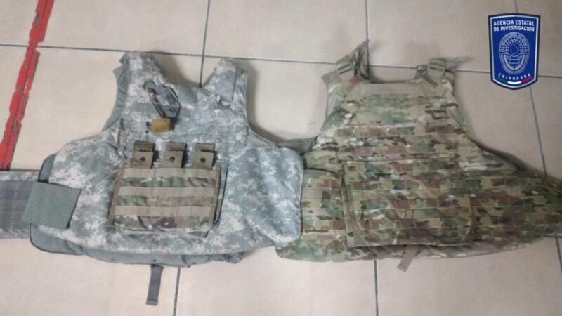 Noticias Chihuahua PAUSA.MX Detiene AEI a hombre en posesión de un arma de fuego y equipo táctico