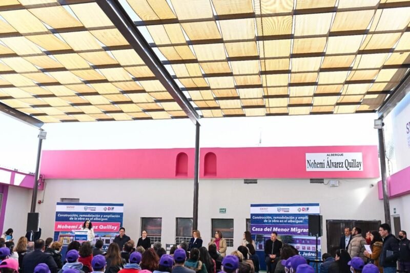 Noticias Chihuahua PAUSA.MX Inaugura gobernadora Maru Campos obras de remodelación en albergues para menores migrantes en Ciudad Juárez