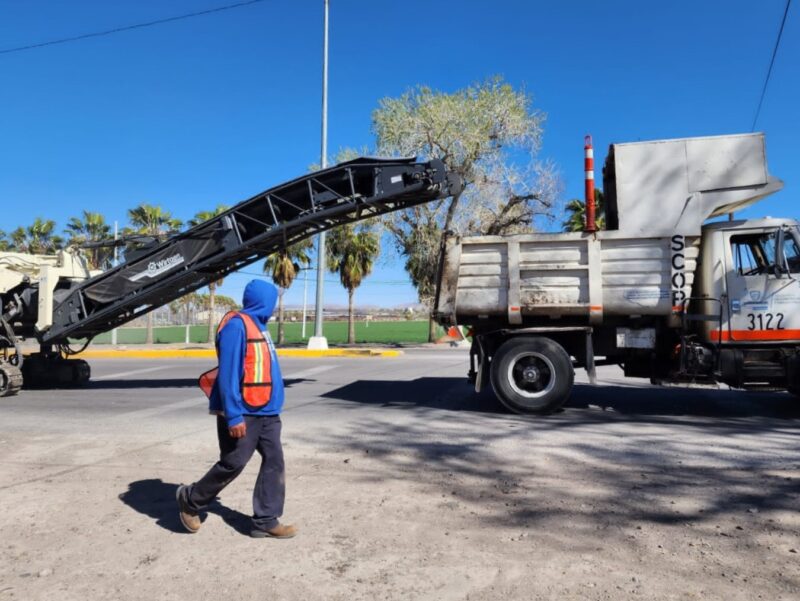 Noticias Chihuahua Pausa.MX Garantiza Obras Públicas calidad en rehabilitación de la carretera Delicias- Meoqui