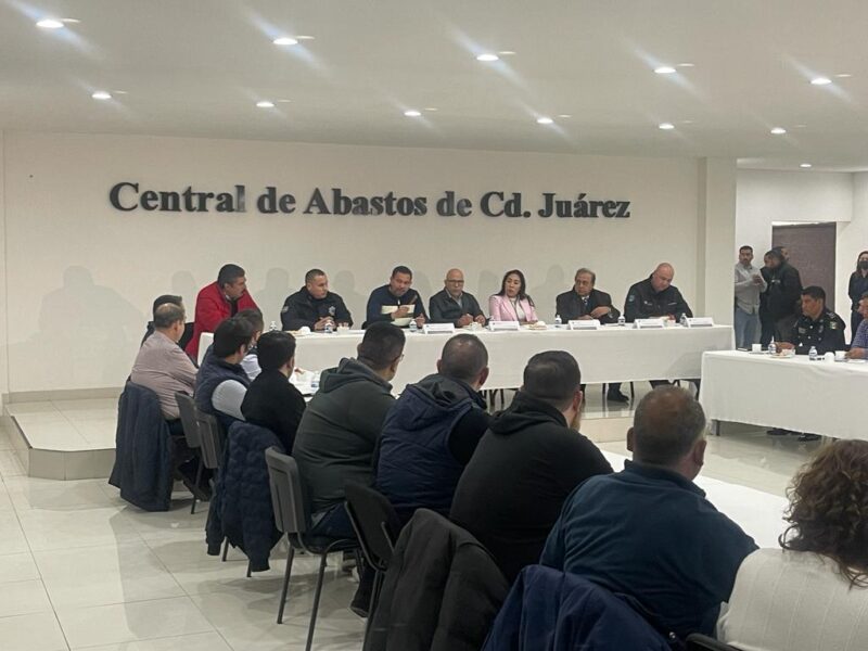 Noticias Chihuahua Pausa.MX Participa Fiscalía en la Mesa de Seguridad celebrada en la Central de Abastos