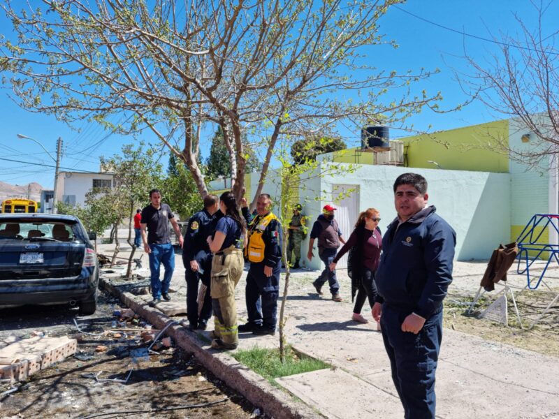 Noticias Chihuahua Pausa.MX Apoya CEPC a autoridades municipales ante explosión de vivienda en la ciudad de Chihuahua