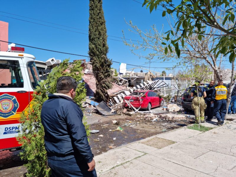 Noticias Chihuahua Pausa.MX Apoya CEPC a autoridades municipales ante explosión de vivienda en la ciudad de Chihuahua