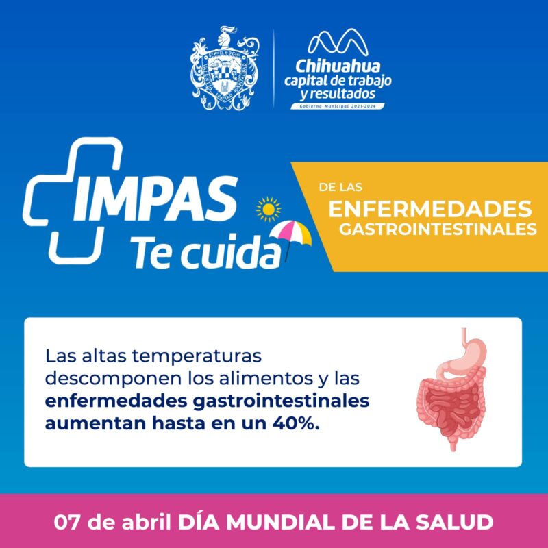 Noticias Chihuahua Pausa.MX Comparte IMPAS recomendaciones para prevenir enfermedades gastrointestinales