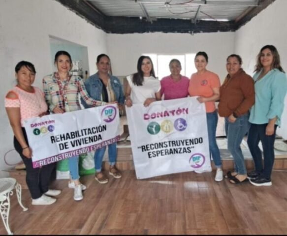 La presidenta del DIF Municipal, Flor Silva Molina, le informó a la familia, la propietaria del inmueble afectado, que al enterarse de la triste situación, de inmediato pusieron manos a la obra y que cuentan con todo el apoyo del DIF. Además, agradeció el apoyo incondicional de la alcaldía y del personal de Obras Públicas, cuyo apoyo fue posible gracias a lo recaudado en el DONATON 2022.