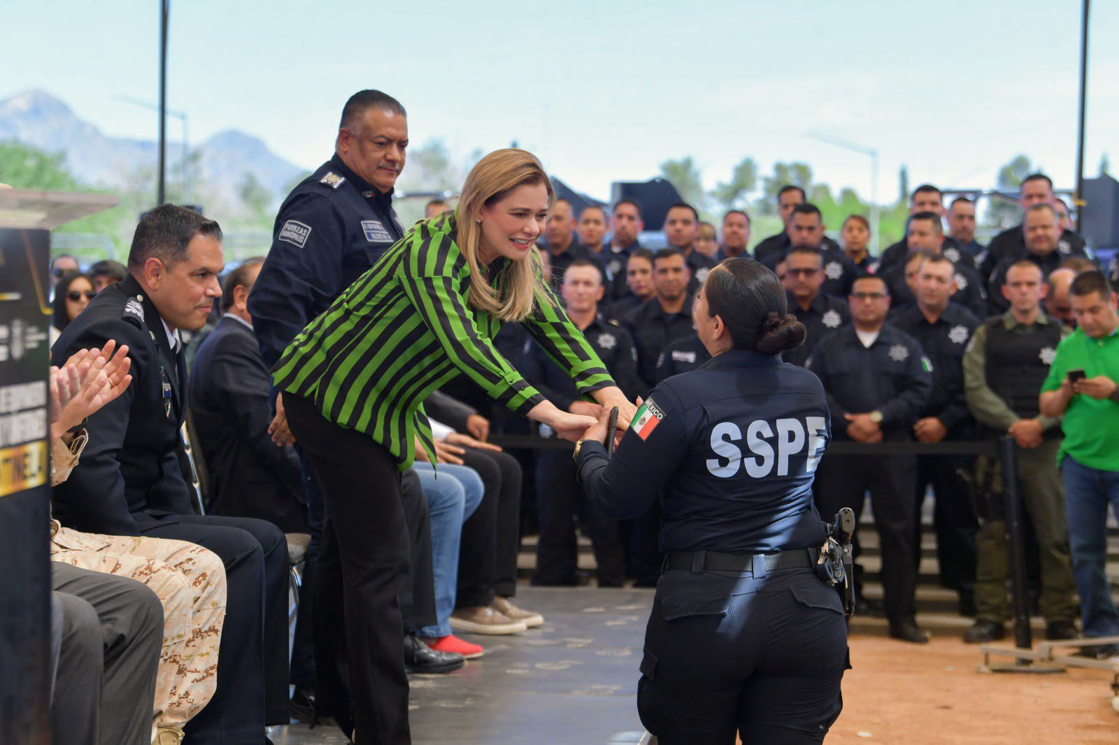 Promete Maru Campos inversiones tecnológicas y tácticas para las corporaciones policíacas del estado 3 0991bce7 965f 4d01 b3cb 03230442fb87