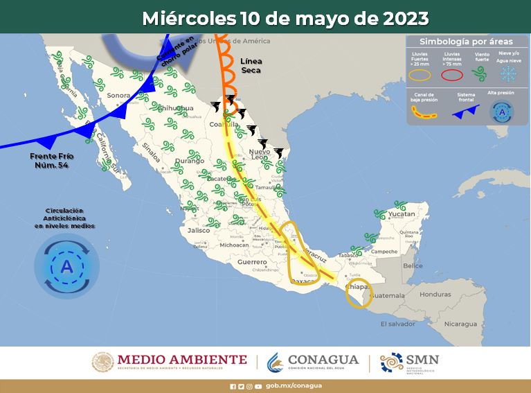 Noticias Chihuahua Pausa.MX Ocasionará frente frío 54 fuertes rachas de viento en el estado