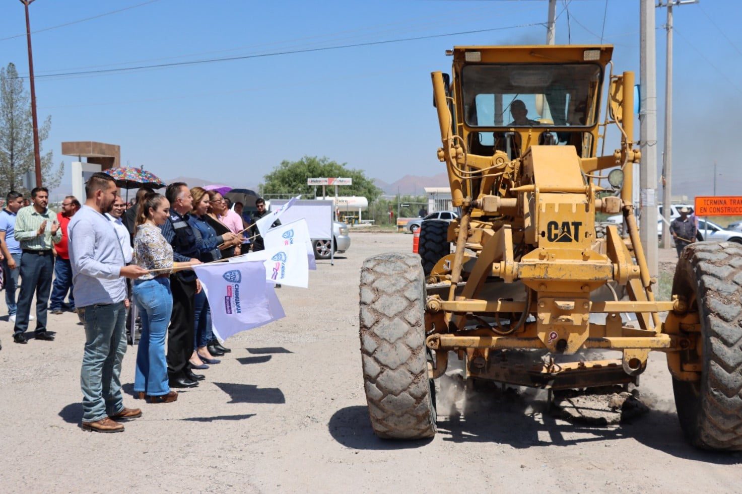 Noticias Chihuahua PAUSA.MX Inaugura Gobierno del Estado obras de pavimentación en Aquiles Serdán
