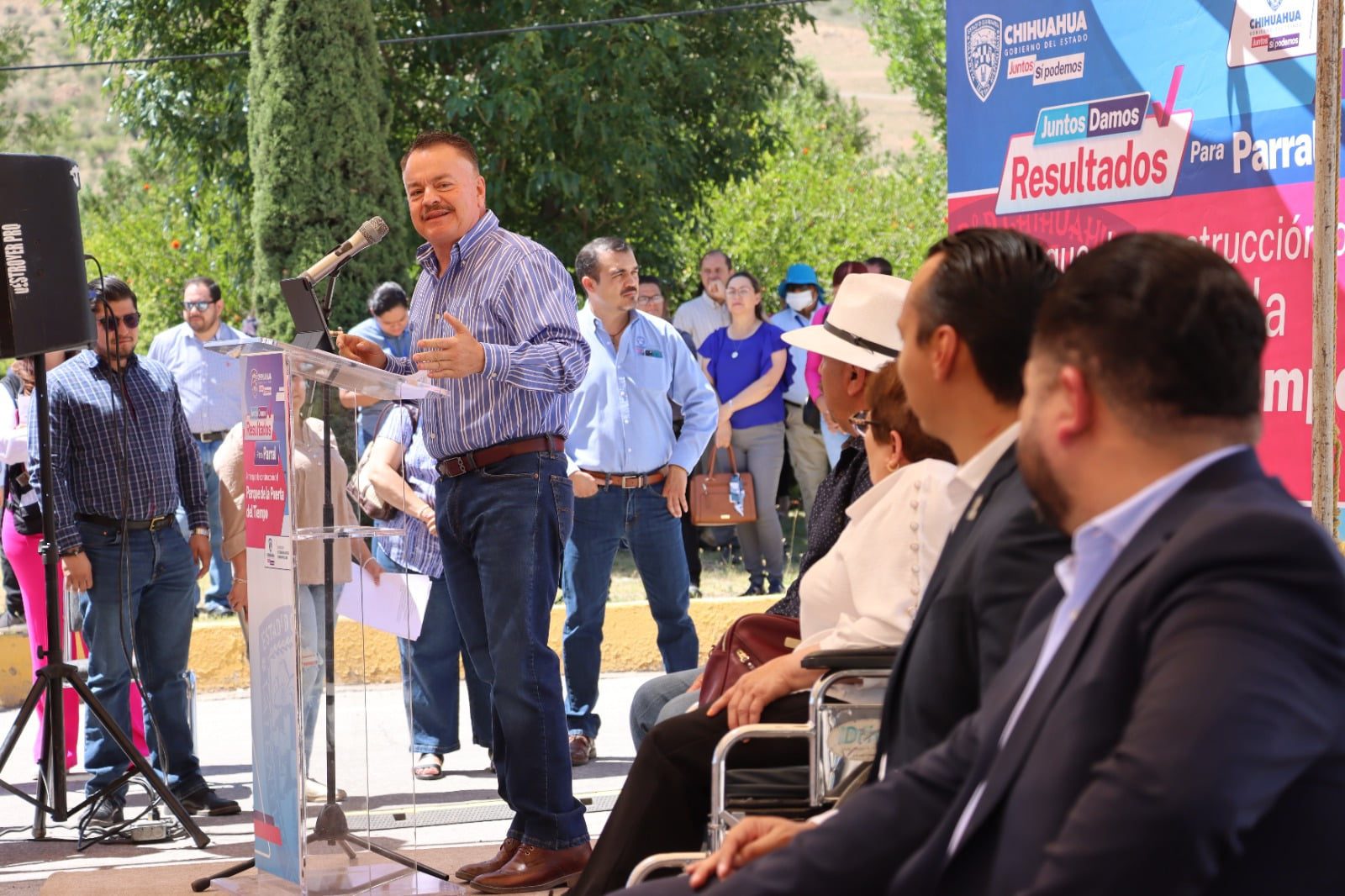 Noticias Chihuahua PAUSA.MX Con inversión de 28 mdp arranca Estado la construcción del Parque Puerta del Tiempo en Parral