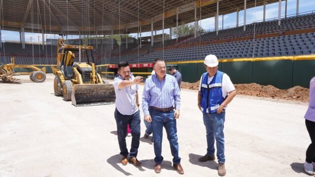Noticias Chihuahua PAUSA.MX Registra rehabilitación del Gran Estadio Parral 55 por ciento de avance