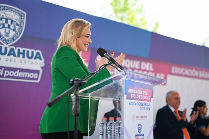 Noticias Chihuahua PAUSA.MX “En Chihuahua le decimos sí a la educación”: gobernadora Maru Campos