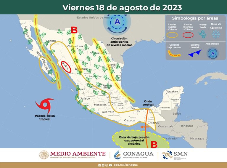 Noticias Chihuahua PAUSA.MX Se concentrarán lluvias sobre la región serrana: Protección Civil Estatal