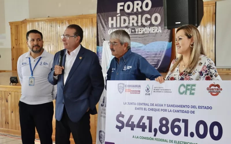 Noticias Chihuahua PAUSA.MX Unen esfuerzos JCAS, Gobierno Municipal de Guerrero, JMAS Guerrero y JRAS “Adolfo López Mateos” para garantizar el acceso al agua potable en Tomochi