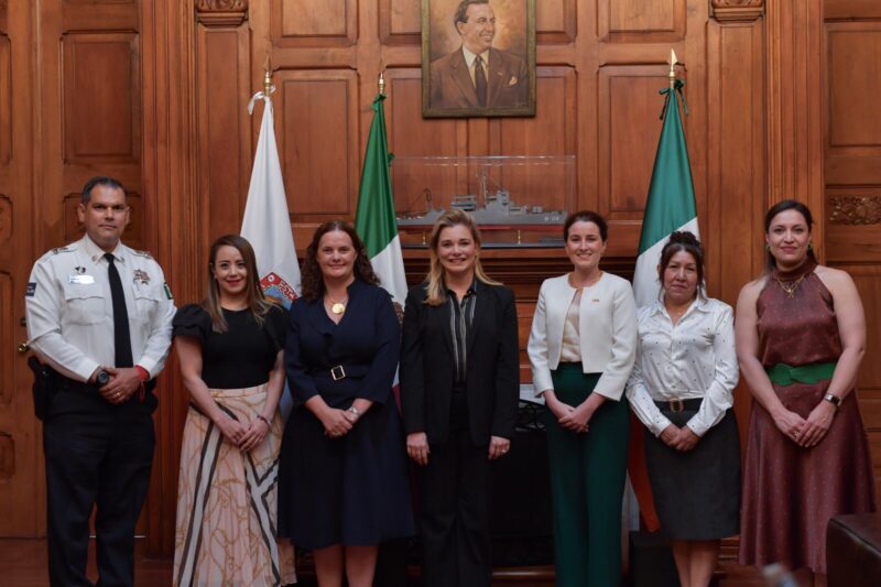 Noticias Chihuahua PAUSA.MX Recibe gobernadora Maru Campos a la embajadora de Irlanda en México