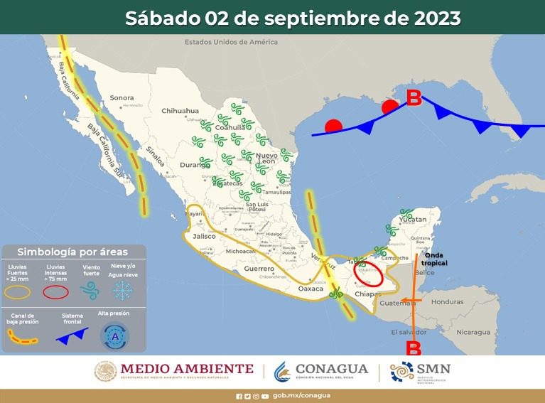 Noticias Chihuahua PAUSA.MX Canal de baja presión traerá nubosidad a gran parte la entidad: Protección Civil Estatal