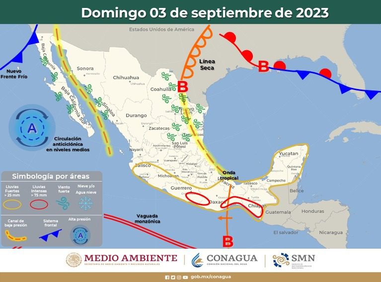 Noticias Chihuahua PAUSA.MX Canal de baja presión traerá nubosidad a gran parte la entidad: Protección Civil Estatal