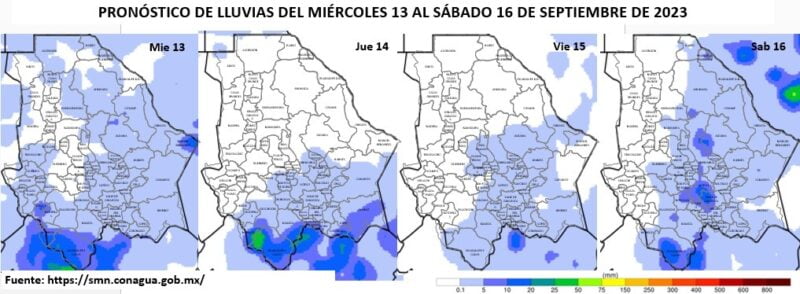 Noticias Chihuahua PAUSA.MX Prevalece pronóstico de lluvias para gran parte del territorio estatal