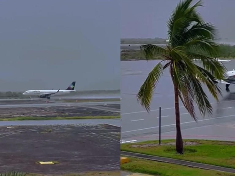 Cierran aeropuertos de Los Mochis, Culiacán y La Paz por ‘Norma’