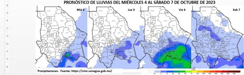 Noticias Chihuahua PAUSA.MX Pronostican lluvias fuertes para gran parte del territorio estatal