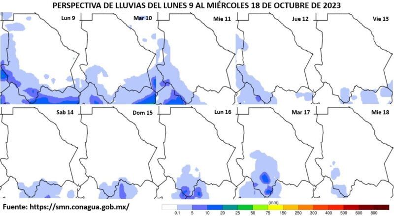 Noticias Chihuahua PAUSA.MX Prevén lluvias fuertes para la Sierra Tarahumara por proximidad de ciclón tropical en el Pacífico