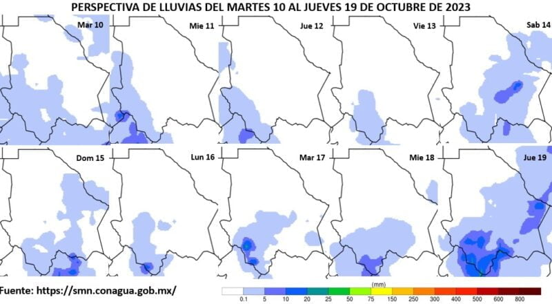 Noticias Chihuahua PAUSA.MX Pronostica Protección Civil precipitaciones para gran parte del territorio estatal