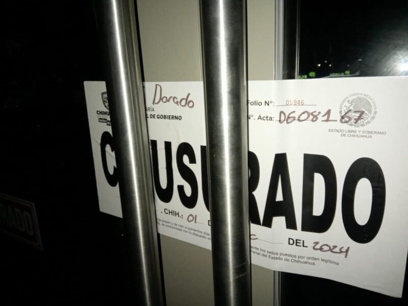 Noticias Chihuahua PAUSA.MX Clausura Gobernación Estatal 15 establecimientos durante operativo especial de fin de año