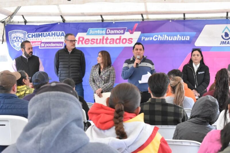 Noticias Chihuahua PAUSA.MX Invierte JMAS Chihuahua 6 mdp en llevar agua potable a la colonia El Árbol