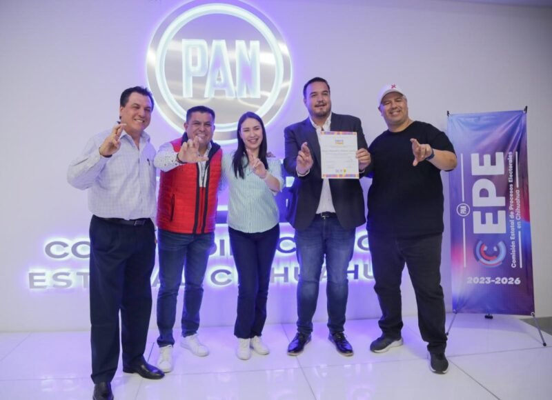 Respaldan PAN, PRI y PRD a Jorge Aldana, lo nombran coordinador del Frente Amplio por México en Camargo.