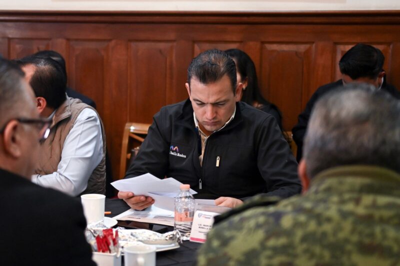 Noticias Chihuahua PAUSA.MX Sesiona Mesa de Seguridad en Palacio de Gobierno
