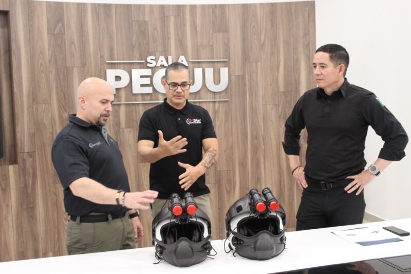 Noticias Chihuahua PAUSA.MX Policía Municipal de Chihuahua: pionera por su equipo de visión nocturna para vigilar desde el aire