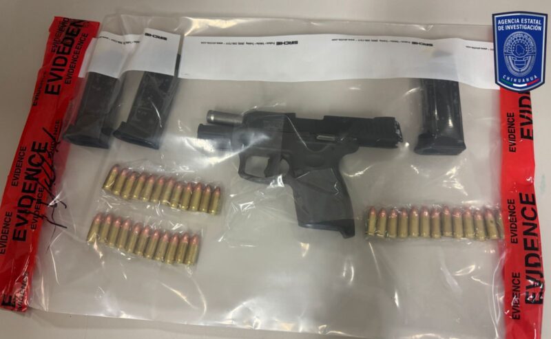 Noticias Chihuahua PAUSA.MX En cateo, arresta AEI a masculino en posesión de arma de fuego y droga en Cd. Juárez