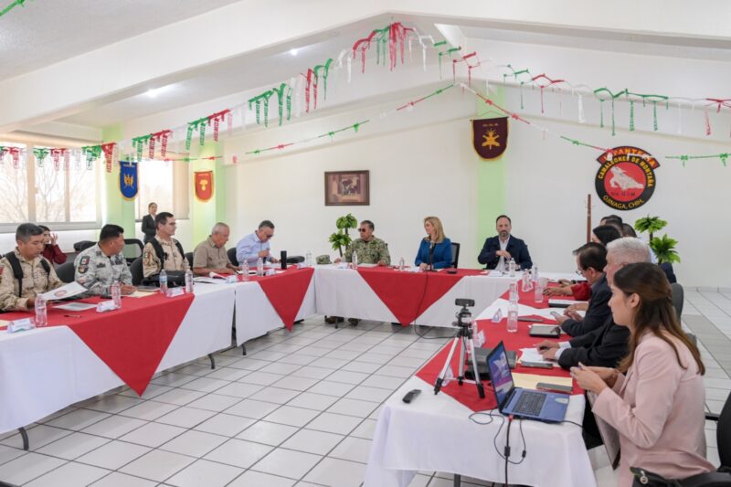 Noticias Chihuahua PAUSA.MX Traslada Maru Campos Mesa de Seguridad a Ojinaga