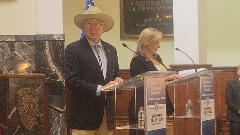Noticias Chihuahua PAUSA.MX Ken Salazar reconoce el trabajo de Maru Campos y su gabinete, y refrenda compromisos de la administración Biden con Chihuahua