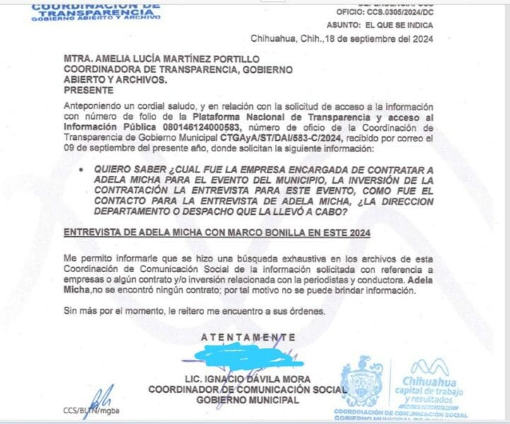 Noticias Chihuahua PAUSA.MX Falta de transparencia en la entrevista de Adela Micha durante el informe de gobierno de Marco Bonilla Noticias Chihuahua Pausa.MX Falta de transparencia en la entrevista de Adela Micha durante el informe de gobierno de Marco Bonilla