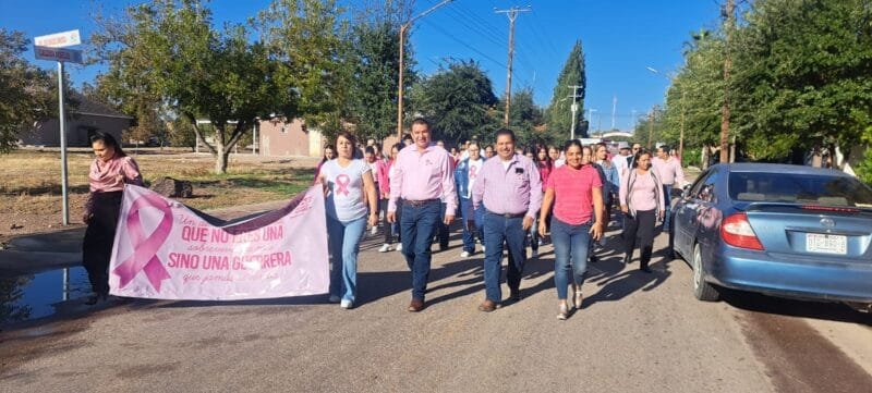 Conmemoran el día internacional de la lucha contra el cáncer de mama en La Cruz