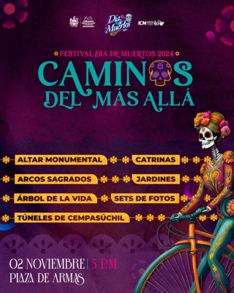Noticias Chihuahua PAUSA.MX Invita Municipio al Festival Día de Muertos 2024: un día lleno de color, tradición y celebración