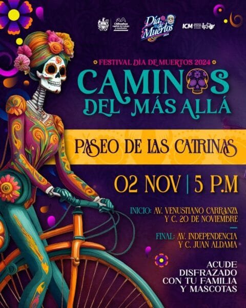 Noticias Chihuahua PAUSA.MX Invita Municipio al Festival Día de Muertos 2024: un día lleno de color, tradición y celebración