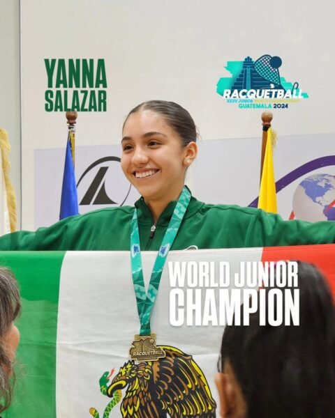 Noticias Chihuahua PAUSA.MX Se bañan de oro chihuahuenses en XXXV Campeonato Mundial Junior IRF de Racquetbol en Guatemala
