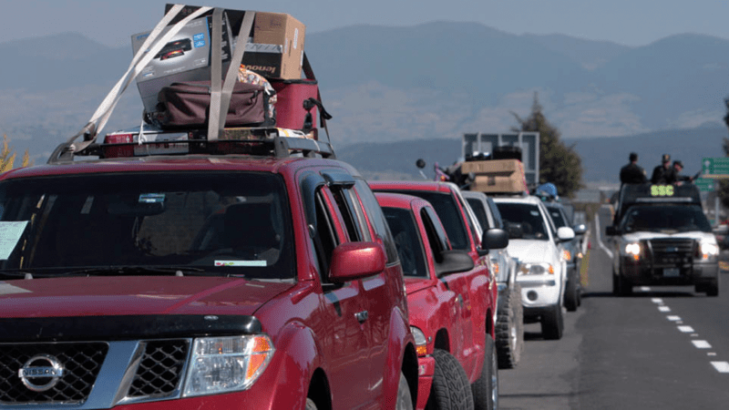 Interponen queja contra aparente retén del crimen organizado en carretera a Galeana