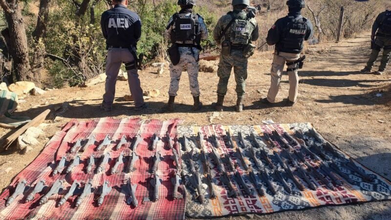 Aseguran 65 bombas en Arechuyvo; SEDENA se encarga de la destrucción