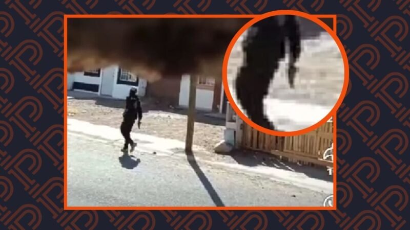 VIDEO Denuncian vecinos del norte a sujeto con pistola en vía pública