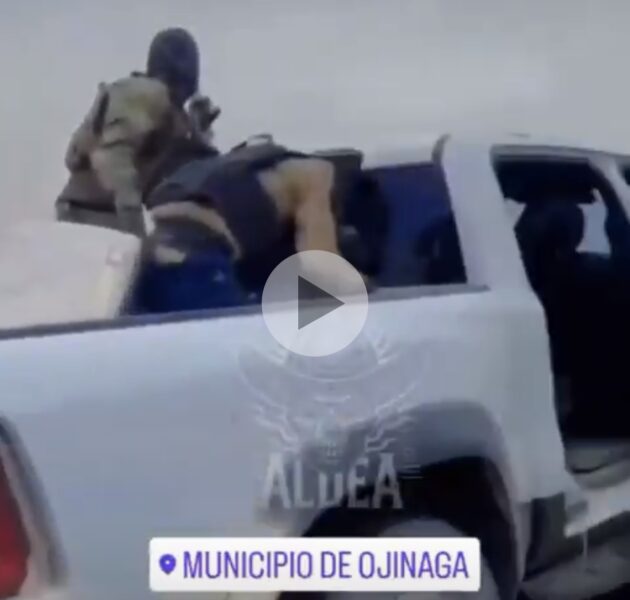 Noticias Chihuahua PAUSA.MX Difunden video de balacera en Ojinaga entre La Línea y la gente del Mayito