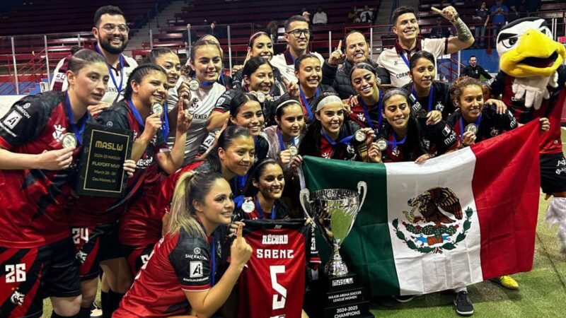 Conquista Savage Femenil campeonato de la Maslw en Iowa