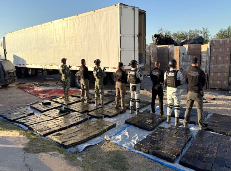 Decomisan fuerzas federales mil 896 mdp y más de 20 toneladas de droga
