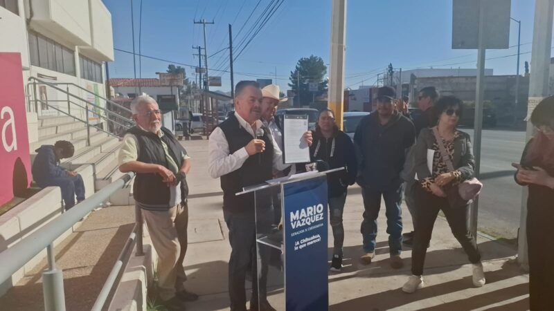 Denuncia Mario Vázquez exclusión de Chihuahua en plan hídrico; adelanta presentara iniciativa por recursos